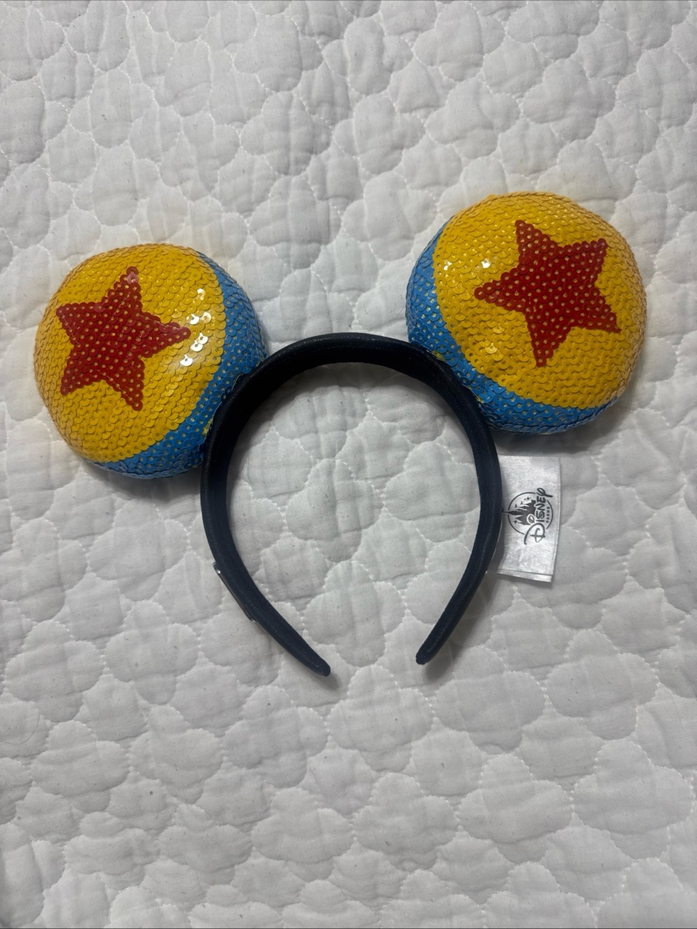 Disney Sequin pixar ball ears- loungefly - Yellow, Red, Blue